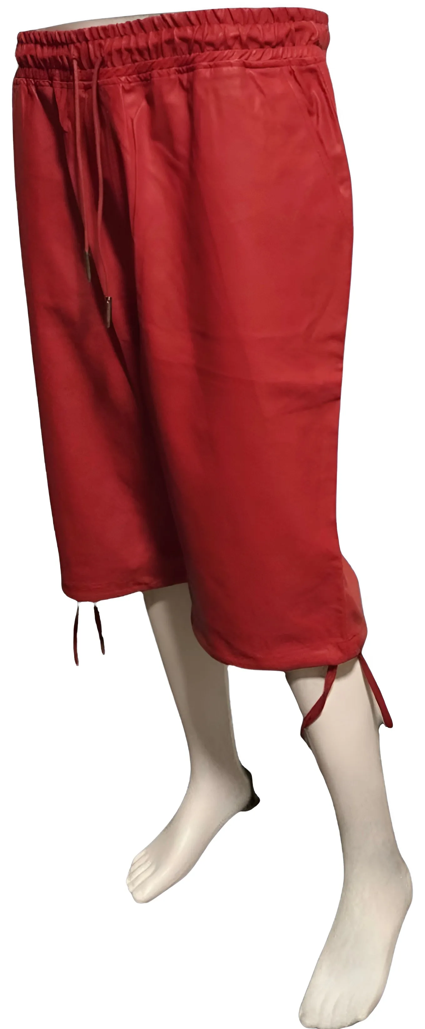 ^ABLANCHE^ ~RED PLEATHER~ LINED SHORTS FOR MEN (CASUAL)