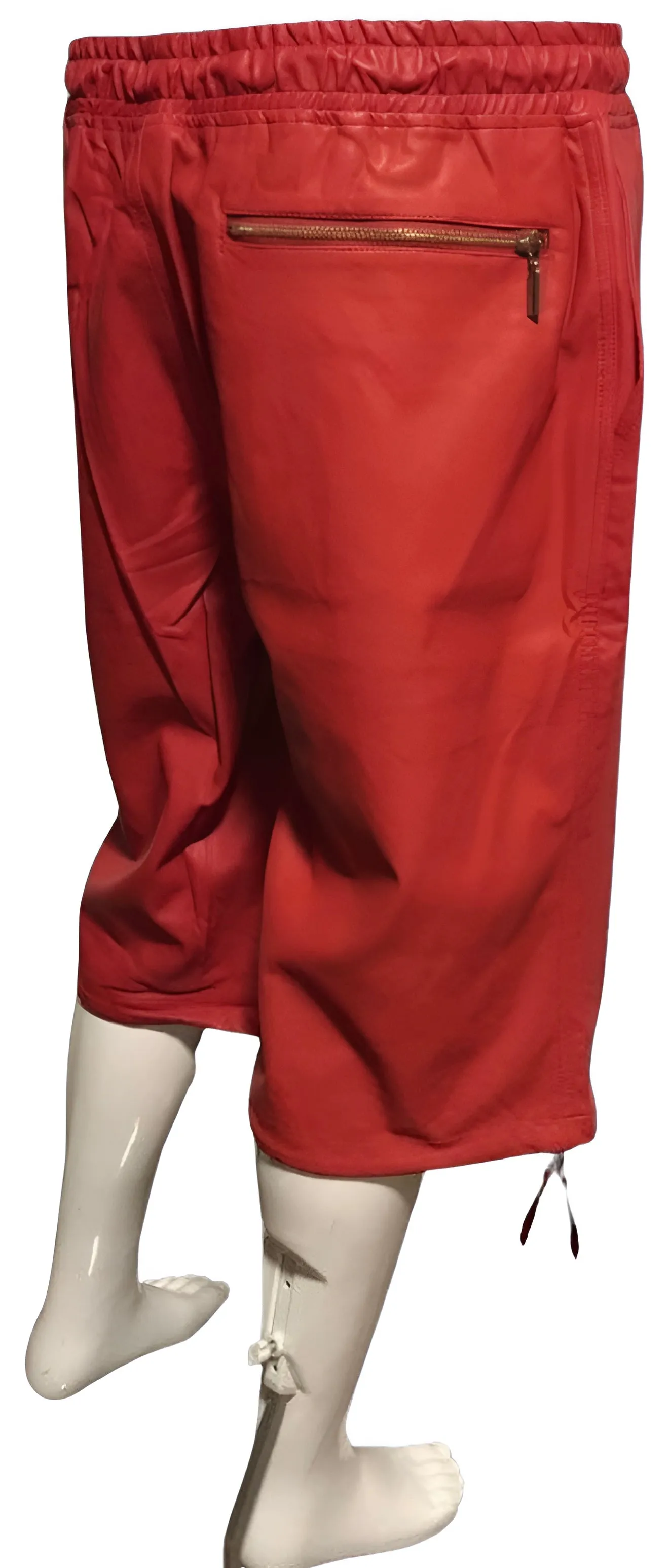 ^ABLANCHE^ ~RED PLEATHER~ LINED SHORTS FOR MEN (CASUAL)
