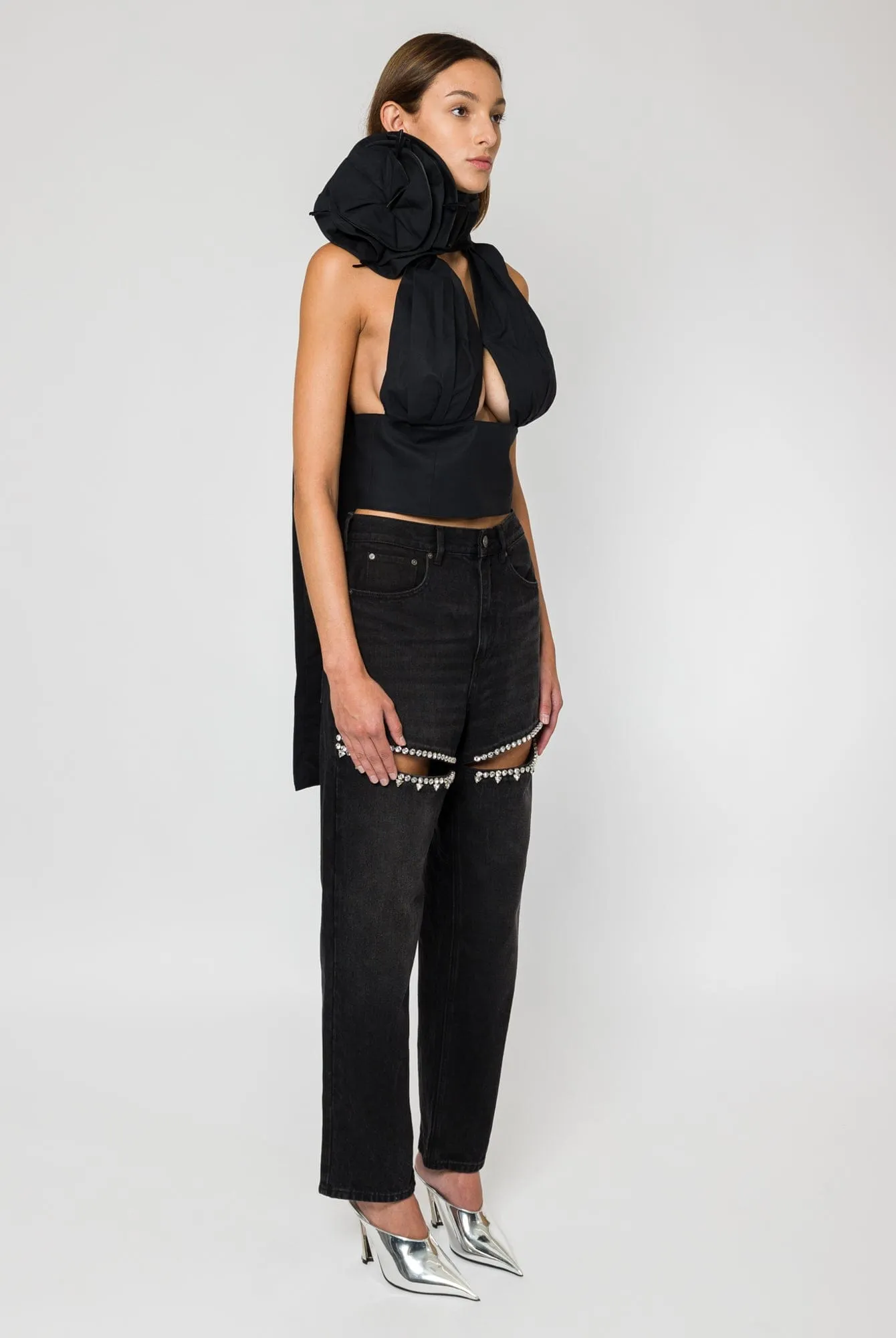 Area Corsage Halter top