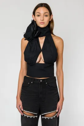 Area Corsage Halter top