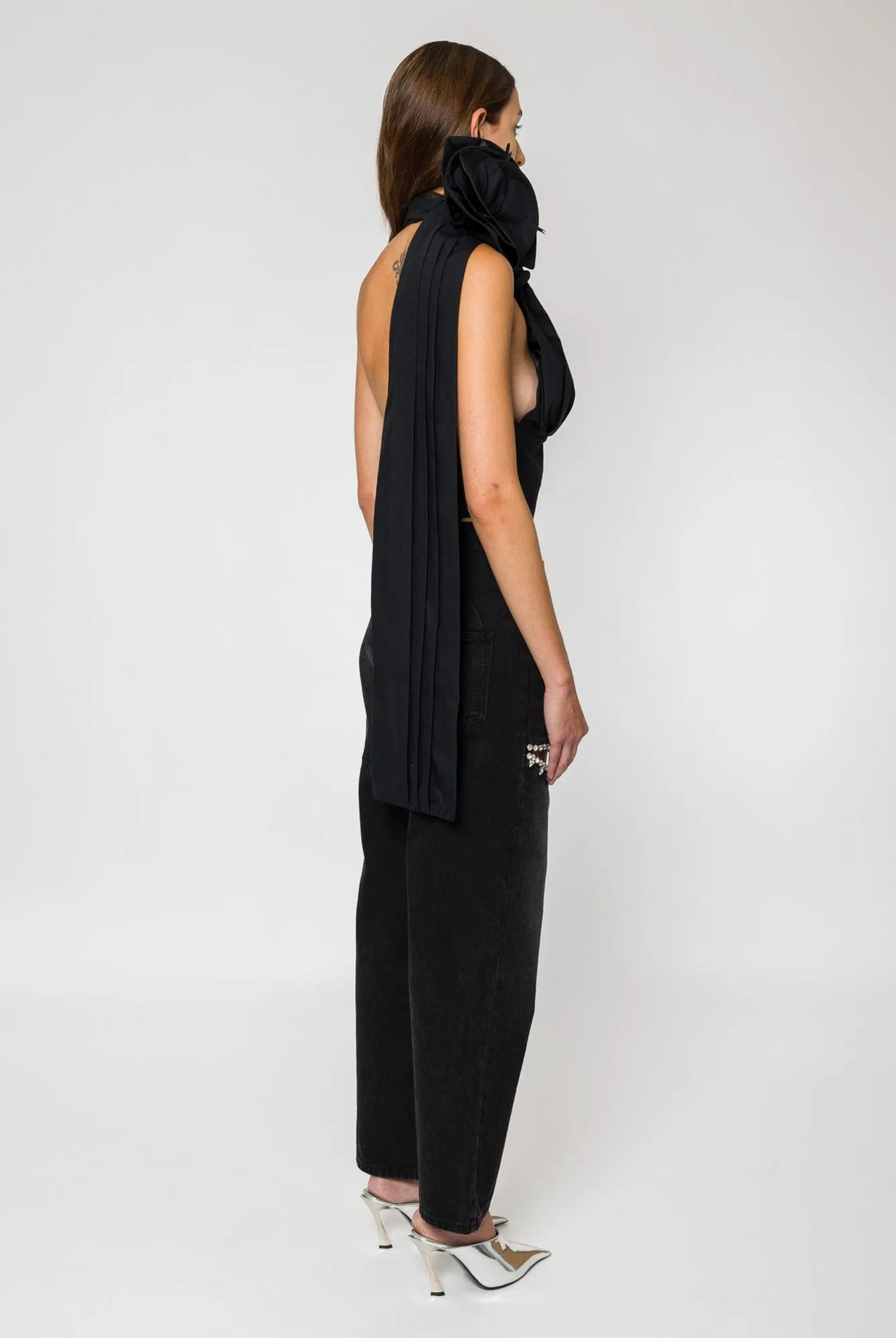 Area Corsage Halter top