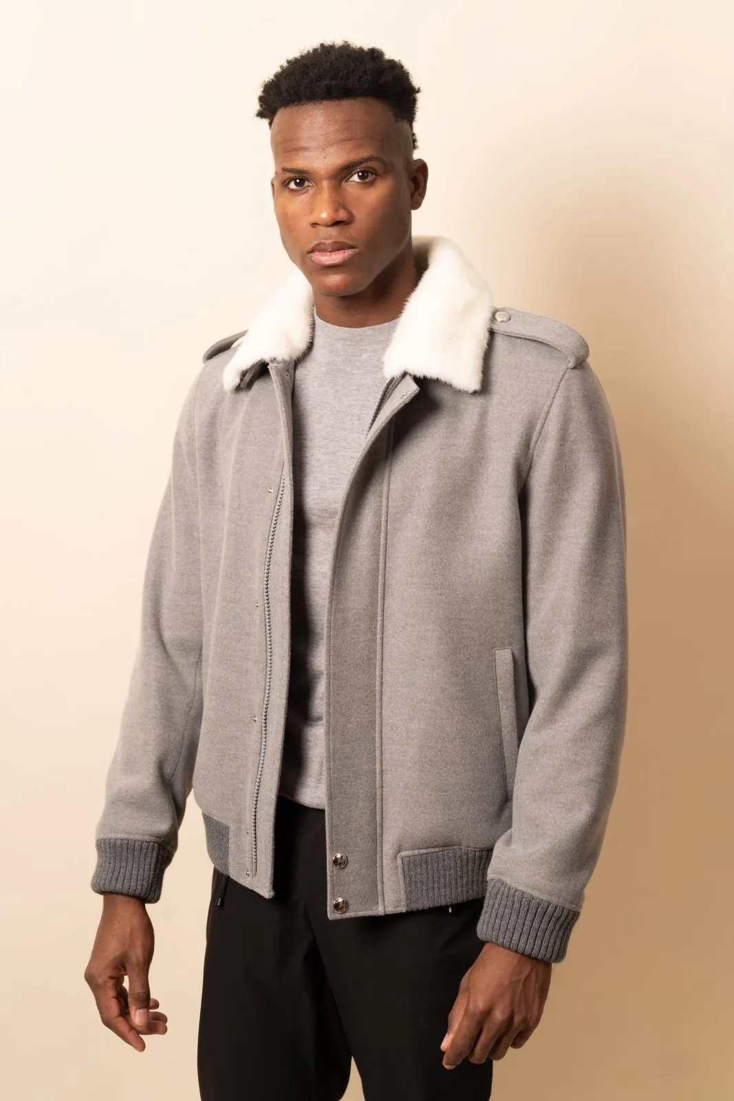 Ashen Aviator Jacket
