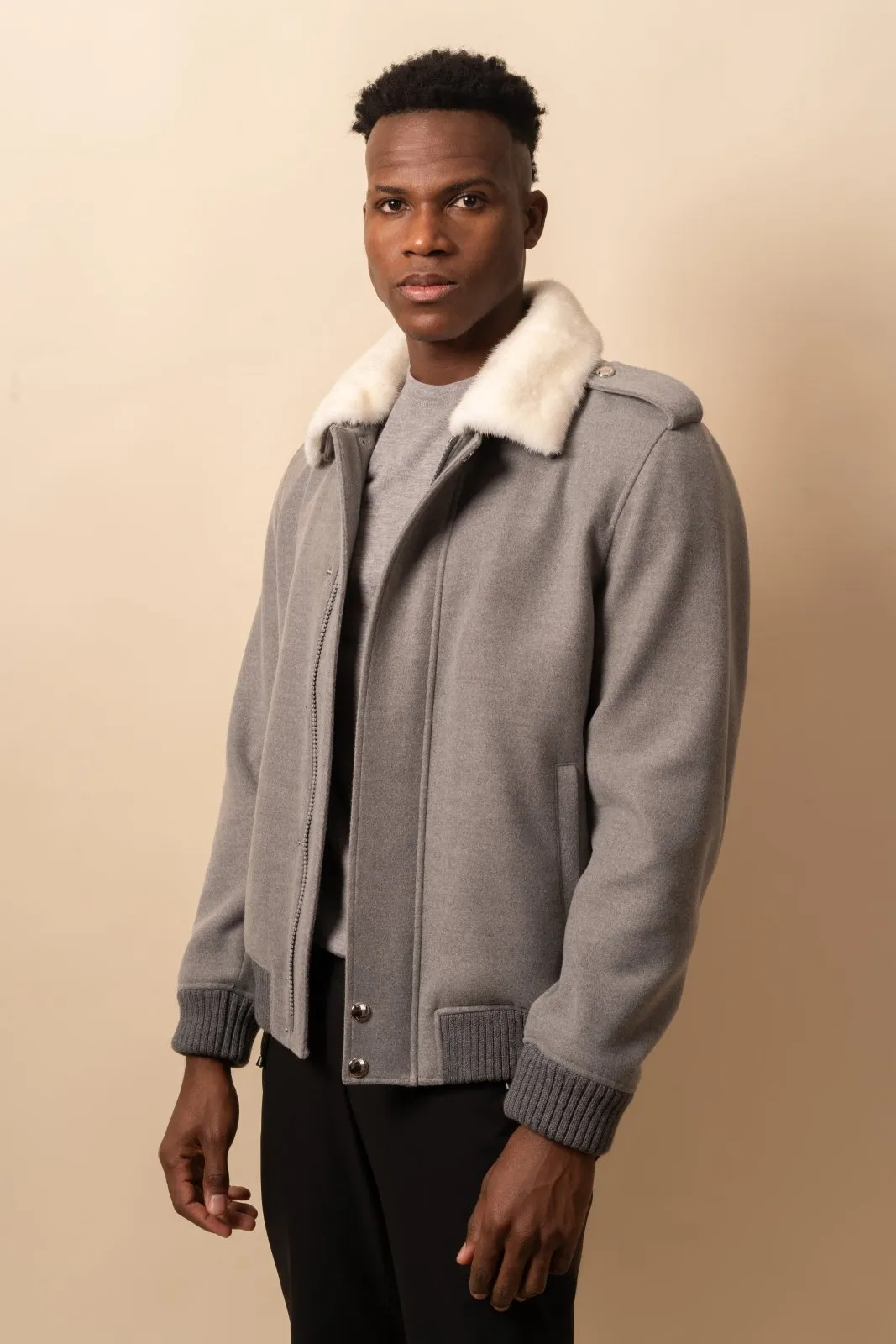 Ashen Aviator Jacket