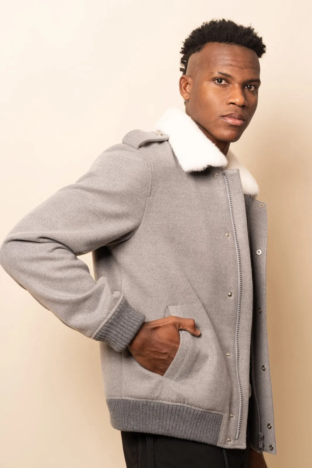 Ashen Aviator Jacket