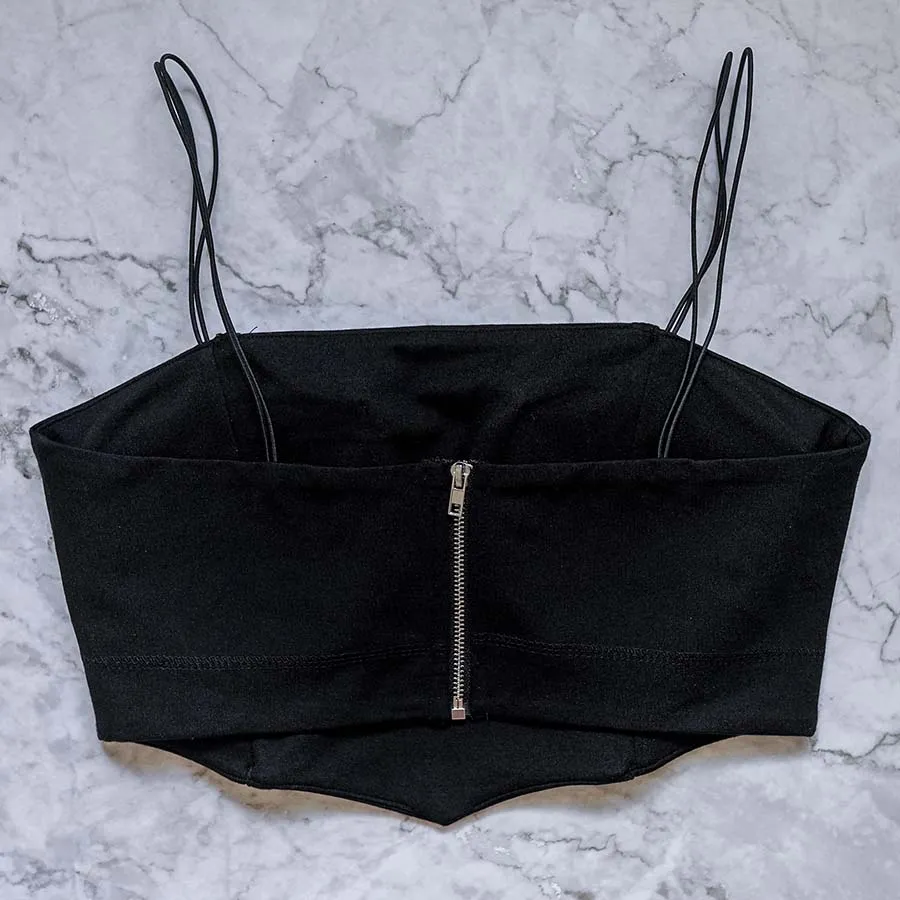Cosmo V Bottom Crop Top