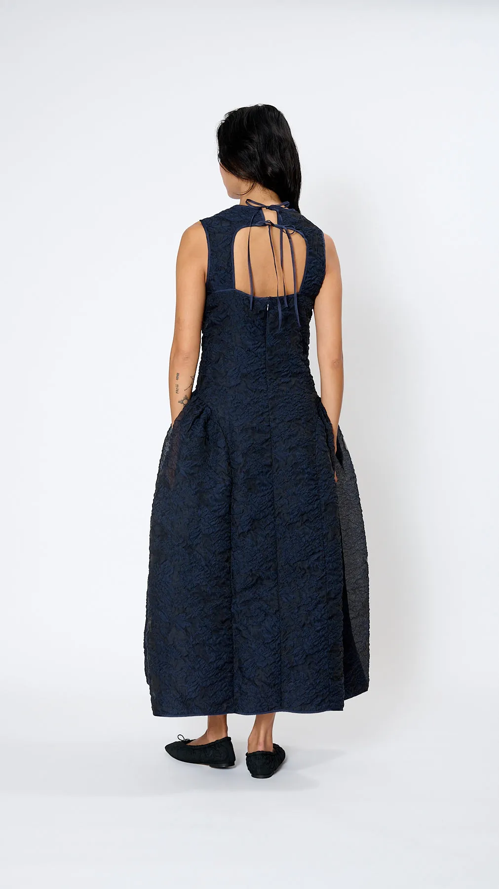 Gine Dress in Navy