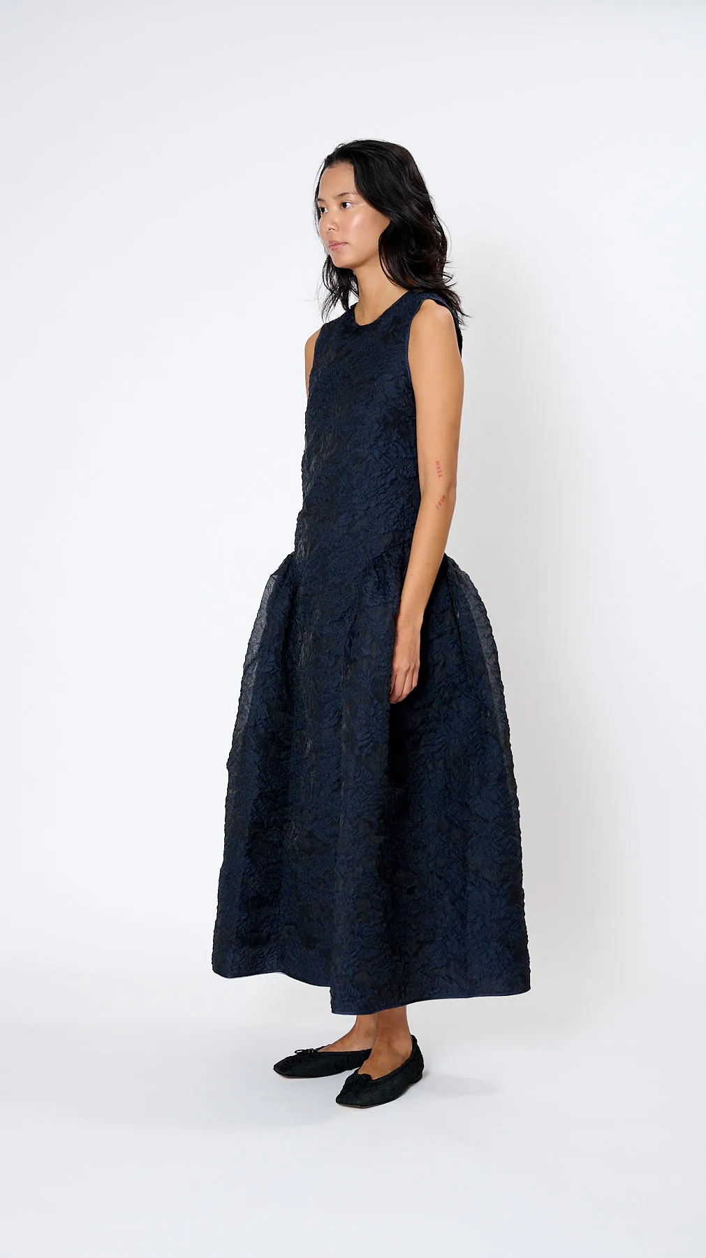 Gine Dress in Navy