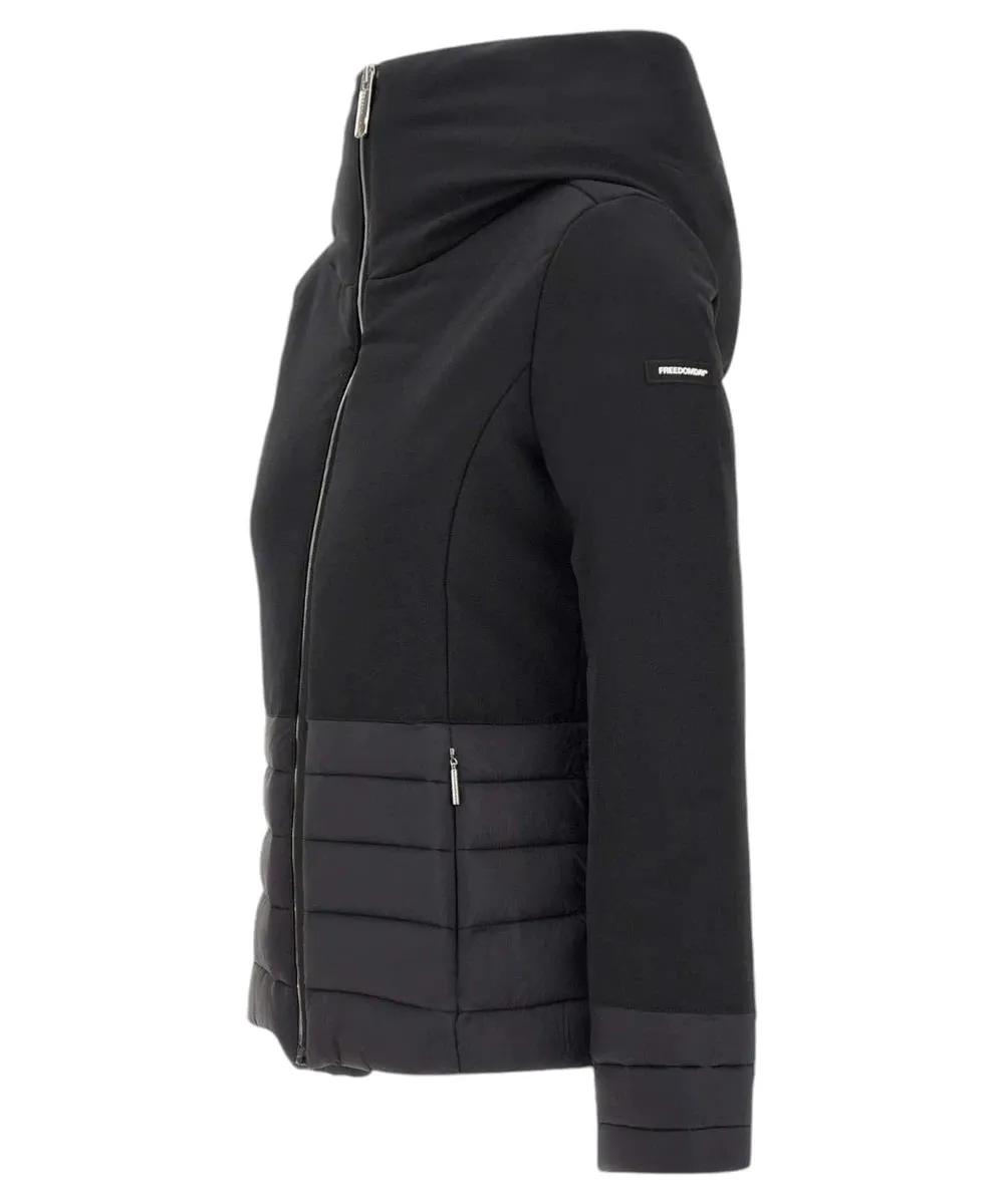 Giubbino Alma in Softshell e Nylon Lucido