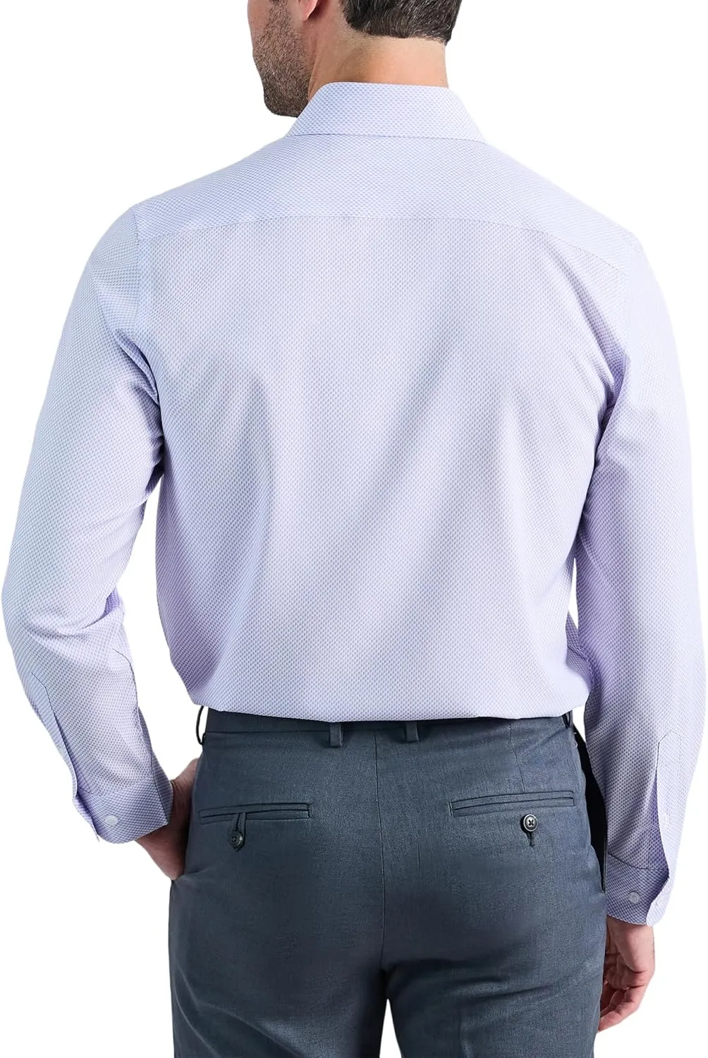 Haggar Men's Smart Wash Slim Fit Dress Shirt