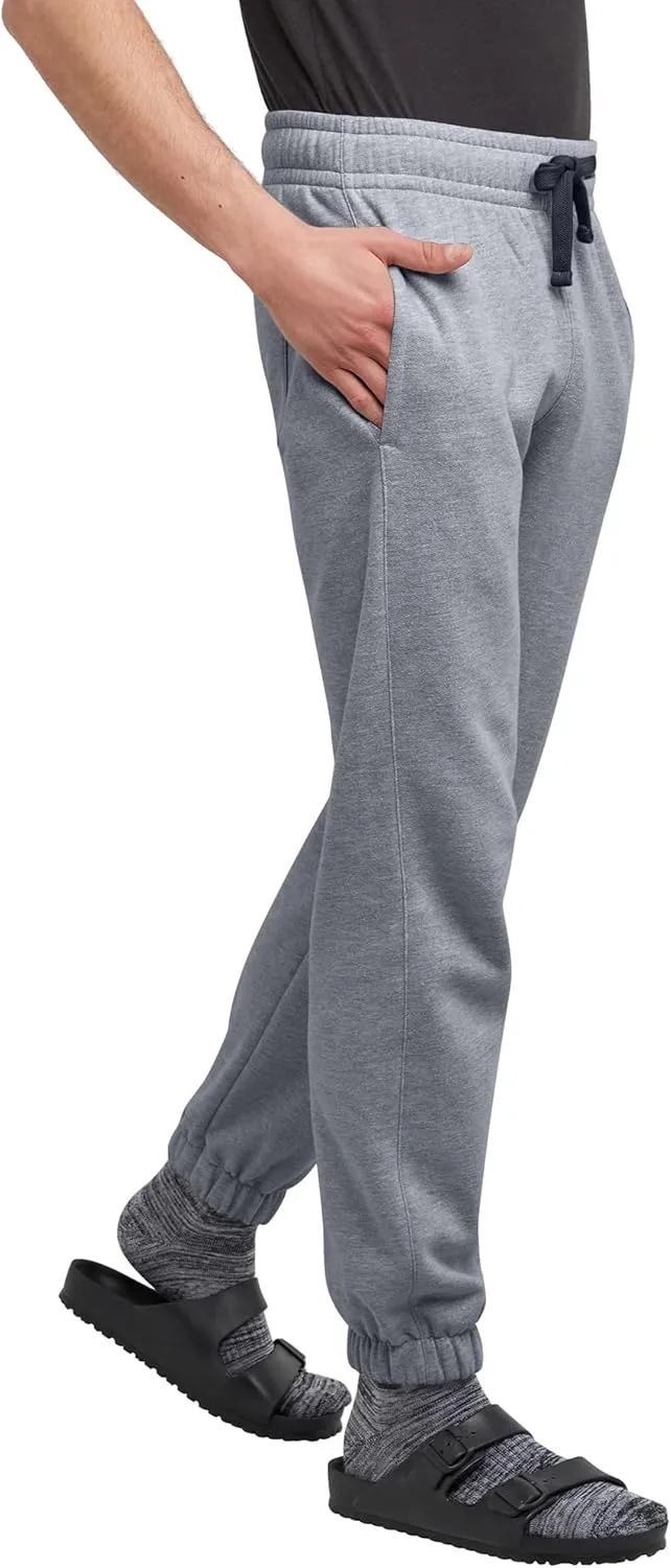Hanes Men's Originals Midweight Fleece Joggers with Pockets, 30" Inseam