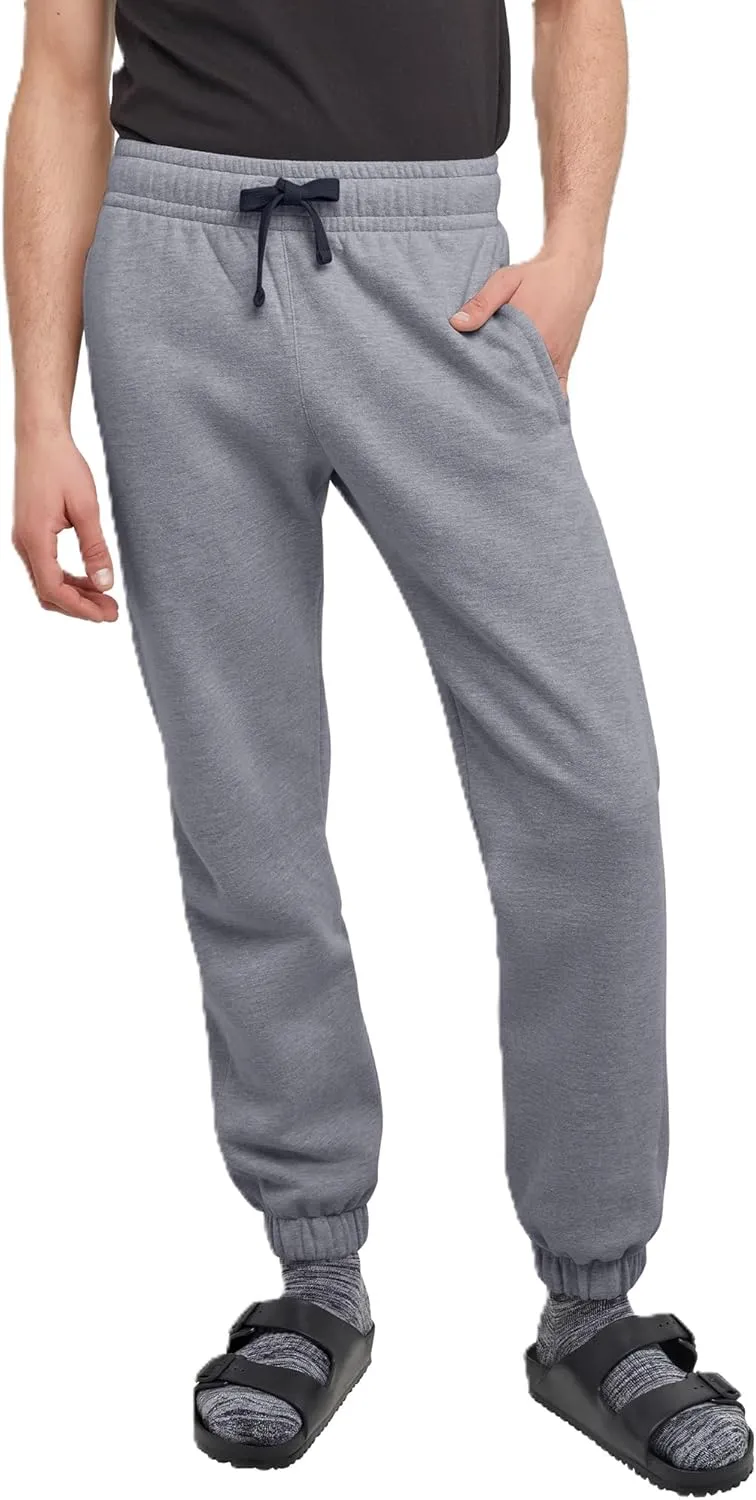 Hanes Men's Originals Midweight Fleece Joggers with Pockets, 30" Inseam