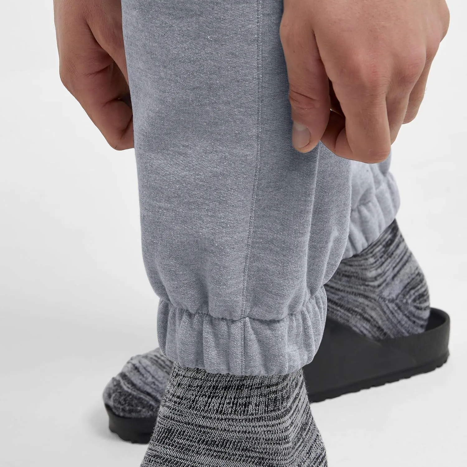 Hanes Men's Originals Midweight Fleece Joggers with Pockets, 30" Inseam