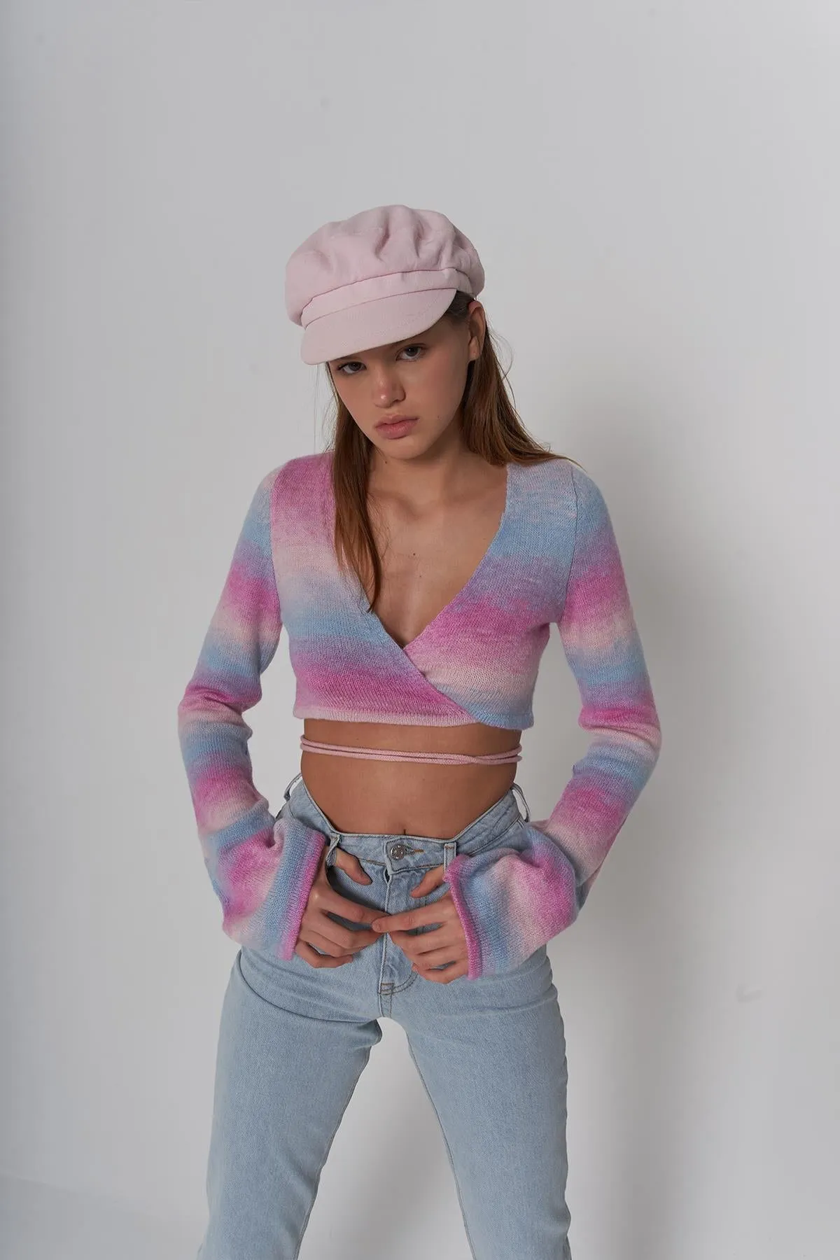 HLLY Women Suave Cardigan Pink - La Rinconada