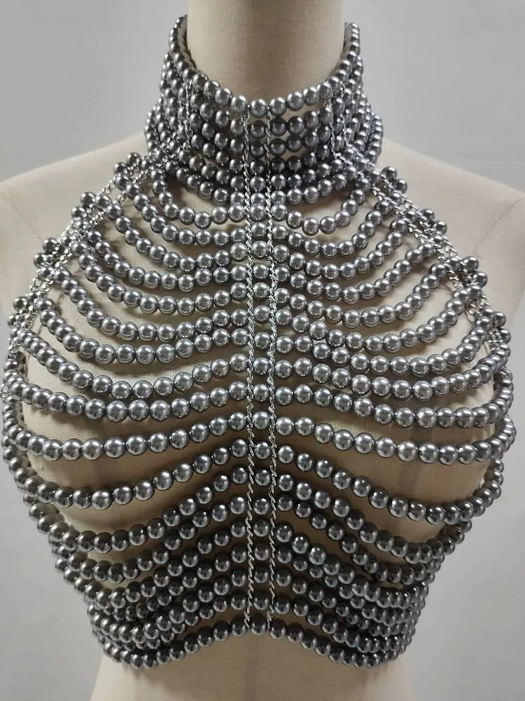‘Jade & Pearls’ Top