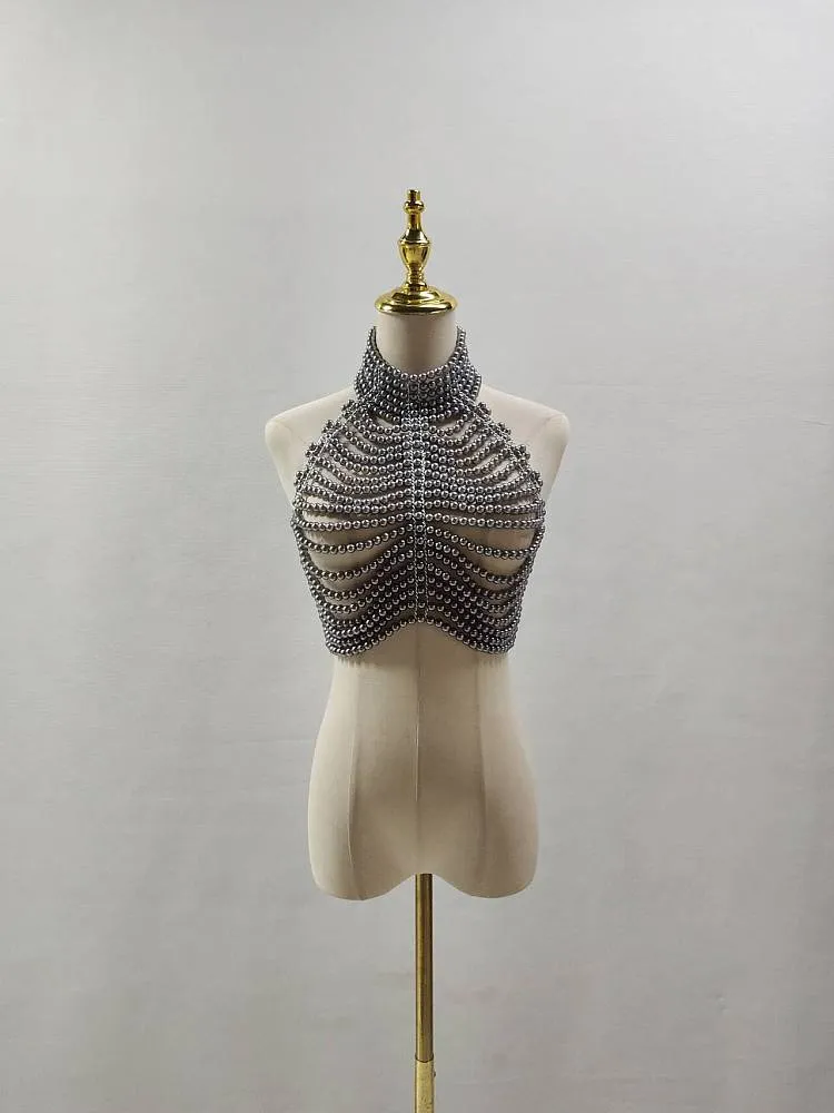 ‘Jade & Pearls’ Top