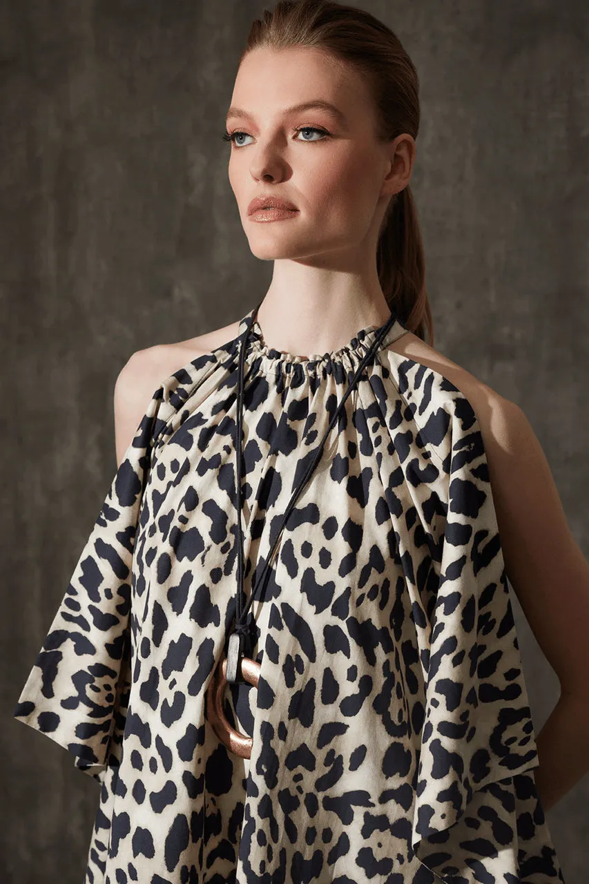 Jaguar Cotton Poplin Handkerchief Dress