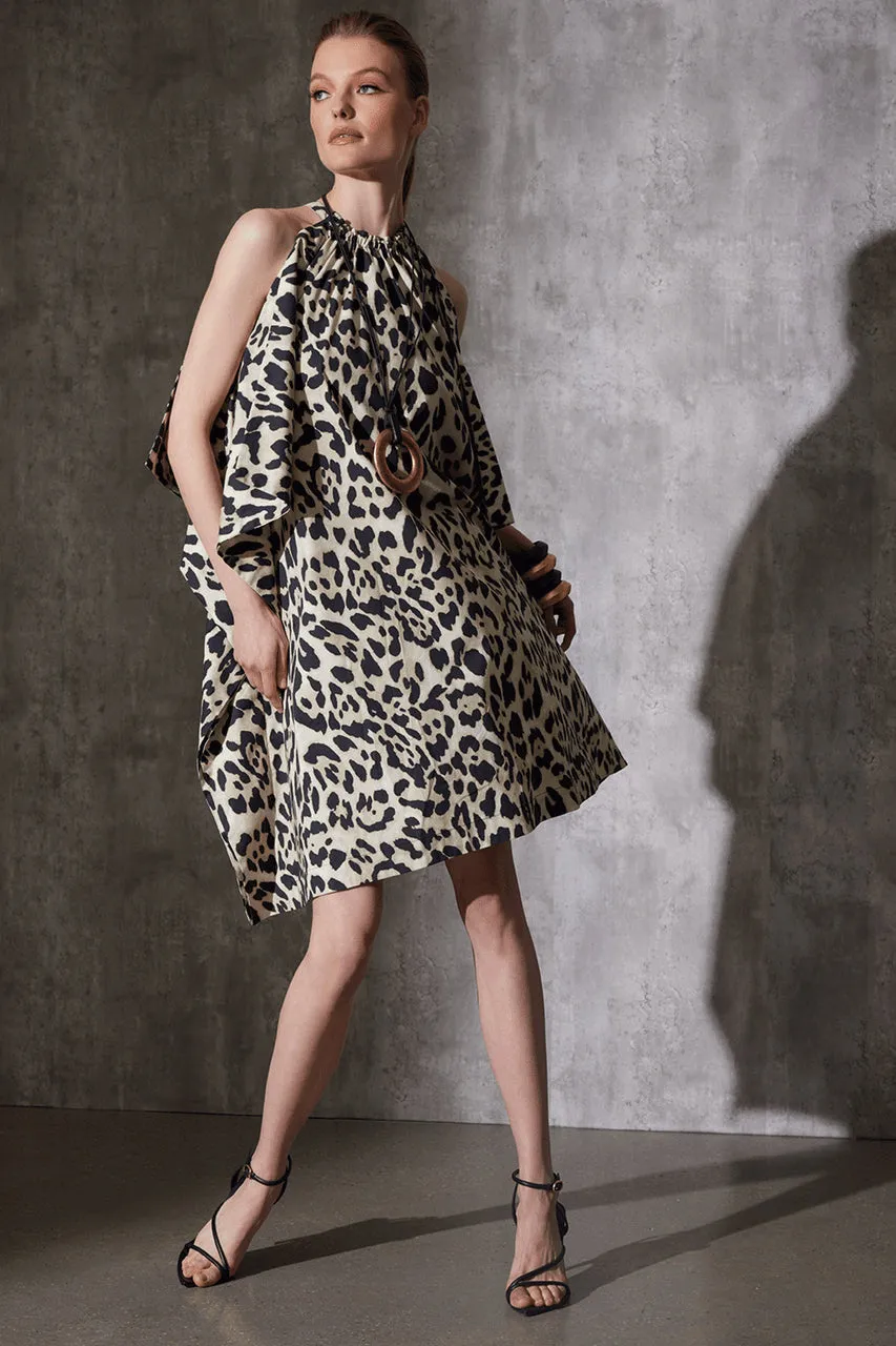 Jaguar Cotton Poplin Handkerchief Dress