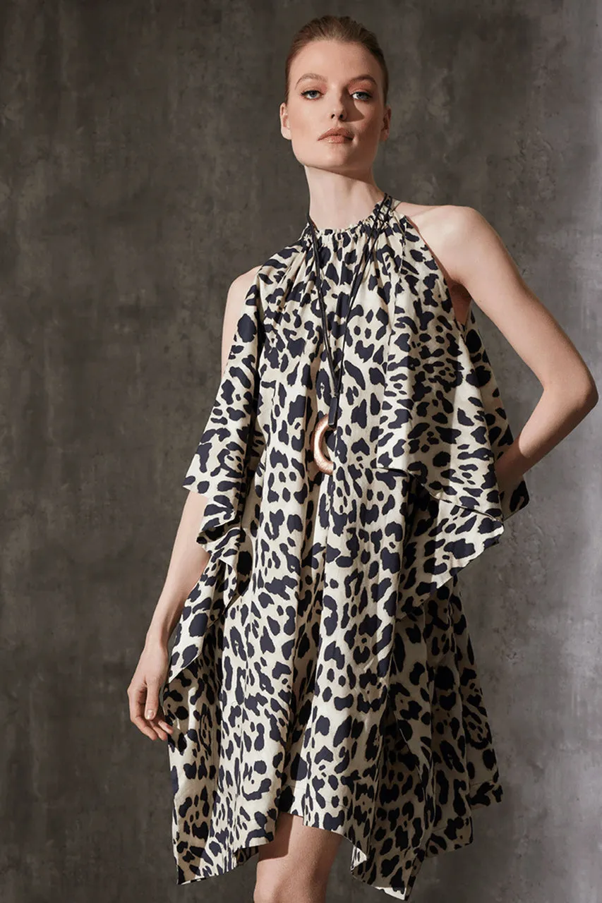 Jaguar Cotton Poplin Handkerchief Dress