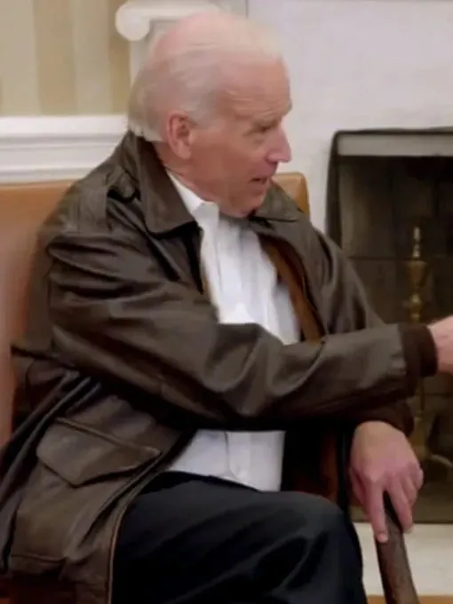 Joe Biden Aviator Jacket U.S. President Leather Jacket