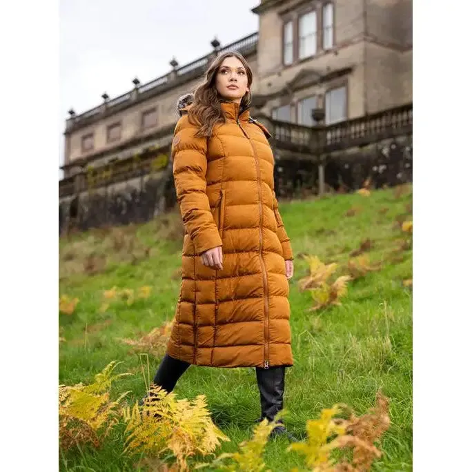 Lemieux Harper Longline Puffer Coat Ginger