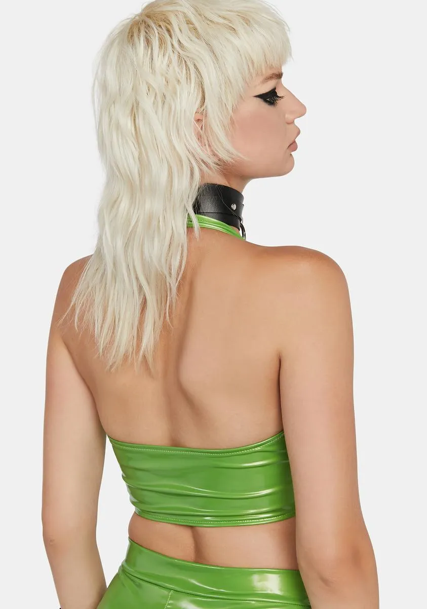 Lime In The Mood Halter Top