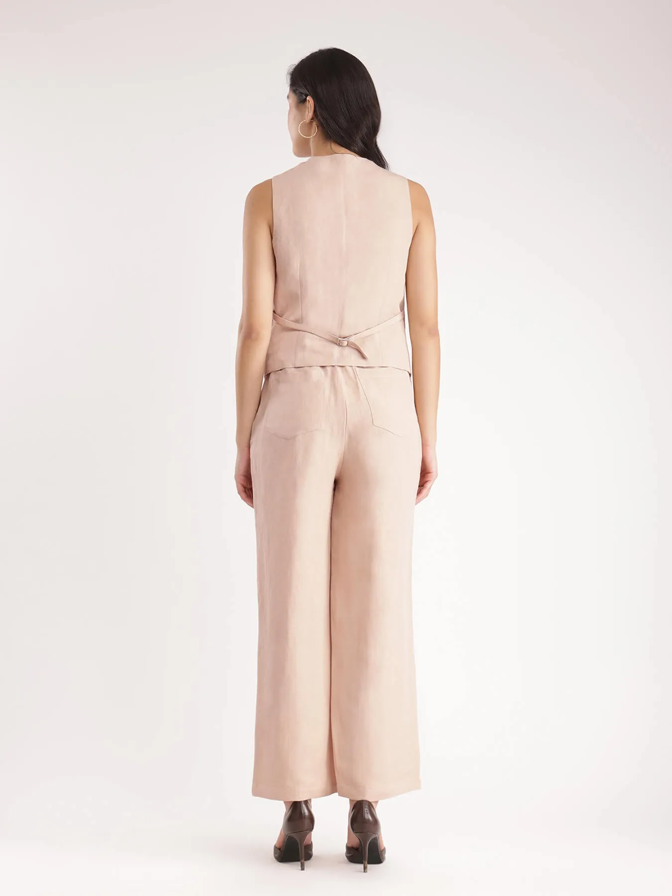 Linen Co-ord Set - Beige