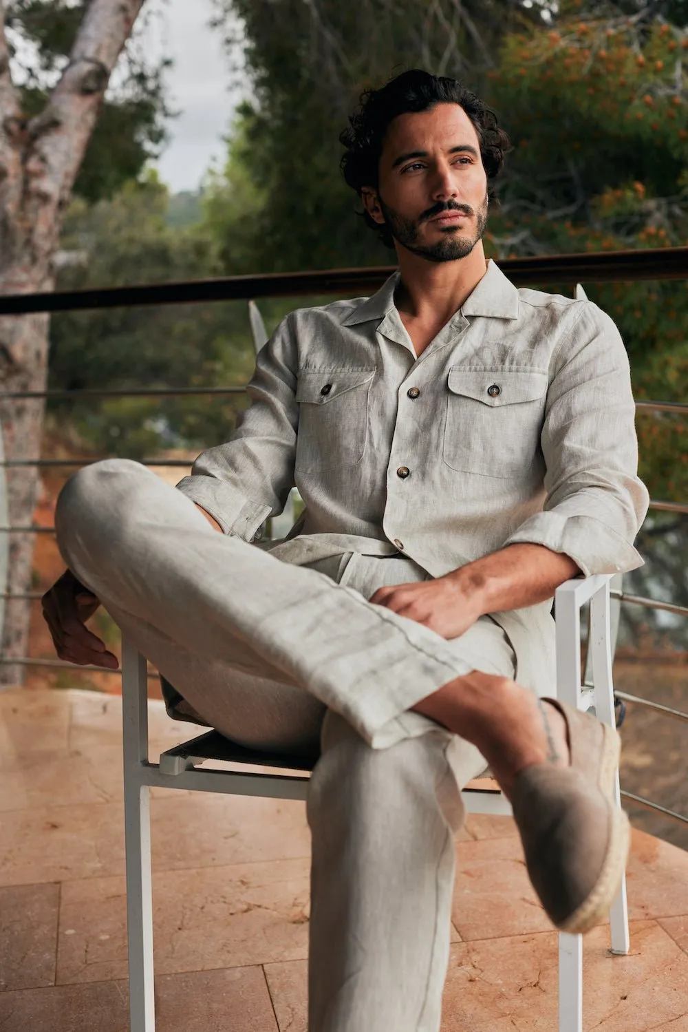 Linen Trousers Oatmeal