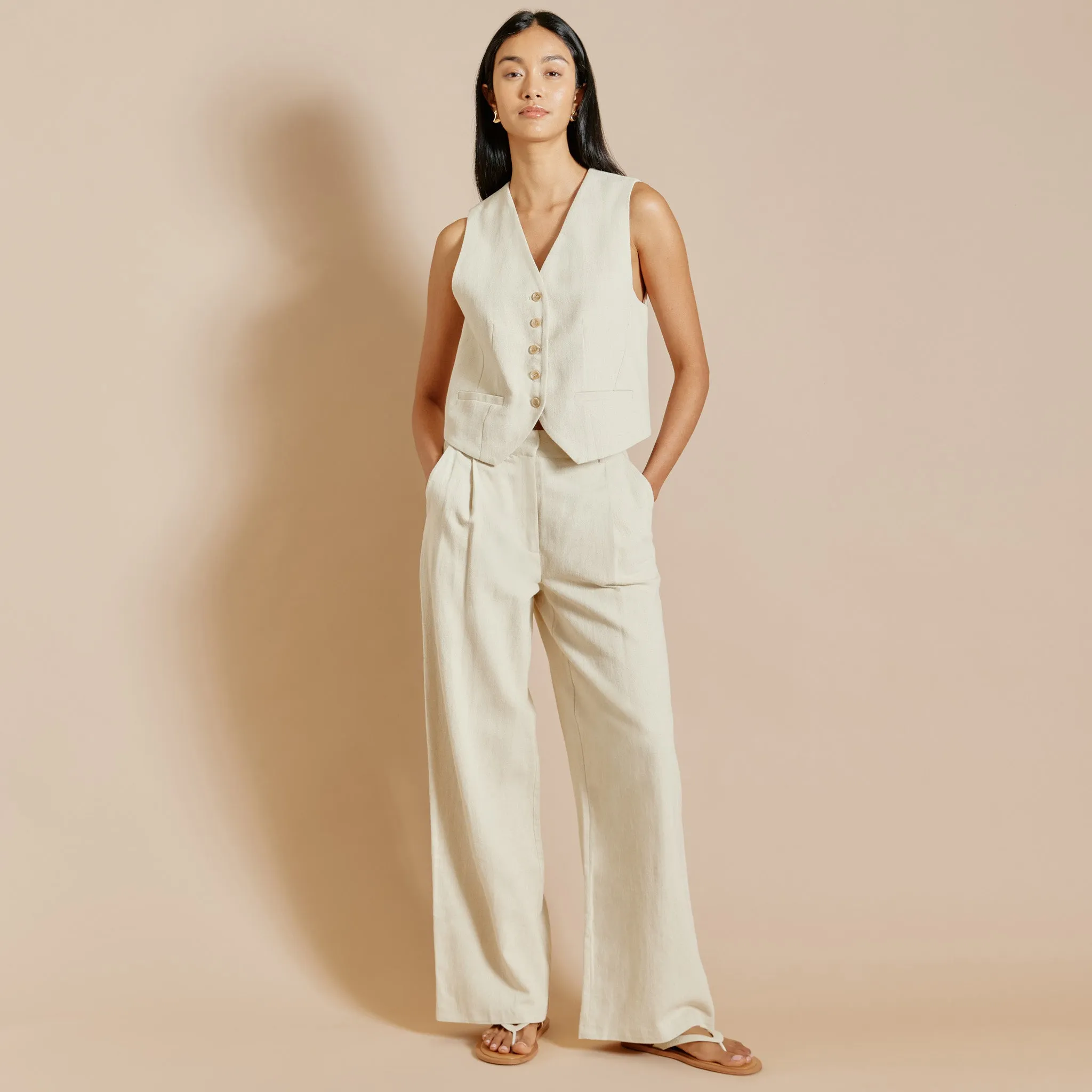 Linen Twill Trousers