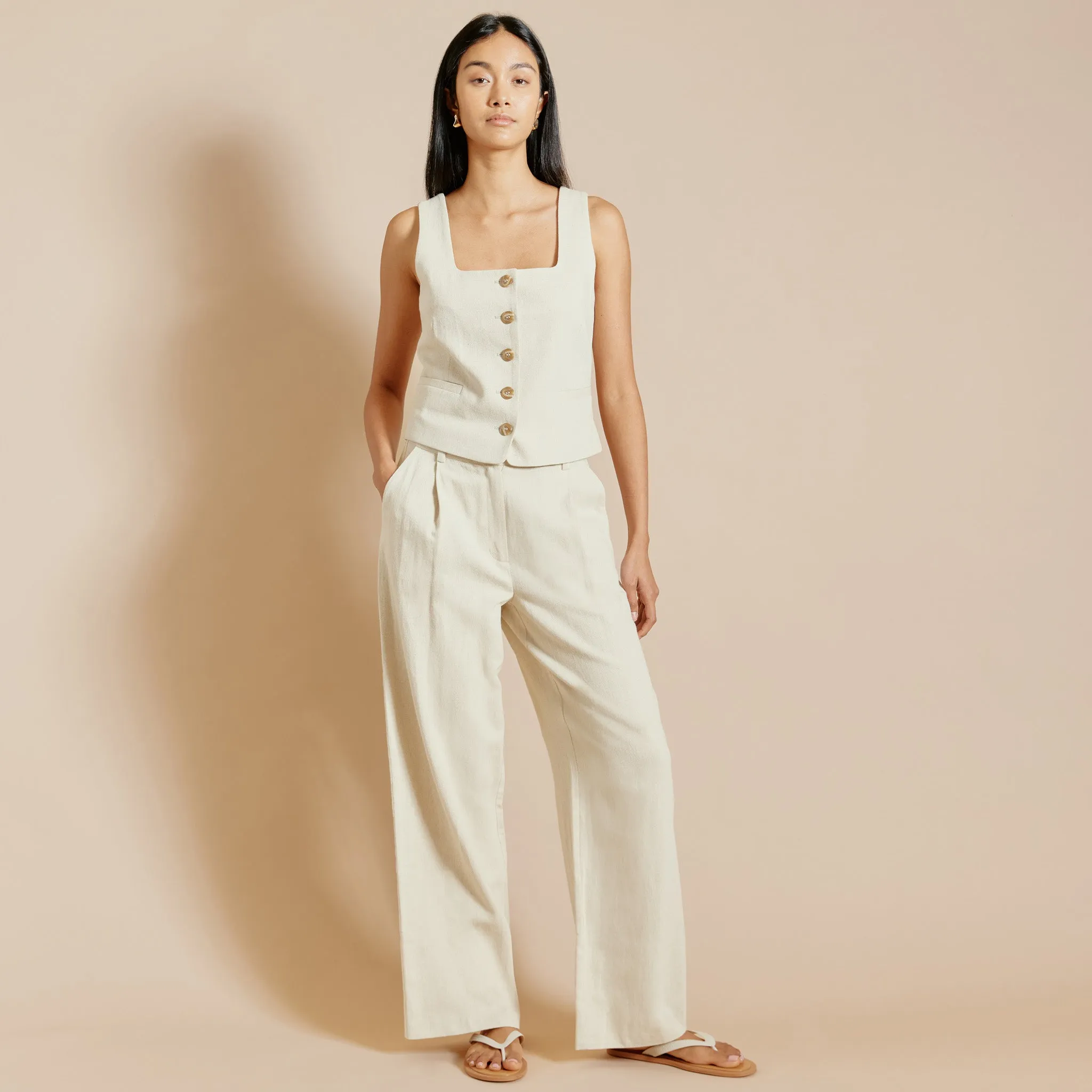 Linen Twill Trousers