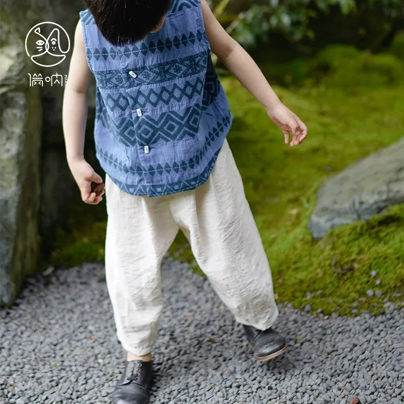 Mana Kids Natural Breeze Linen Trousers