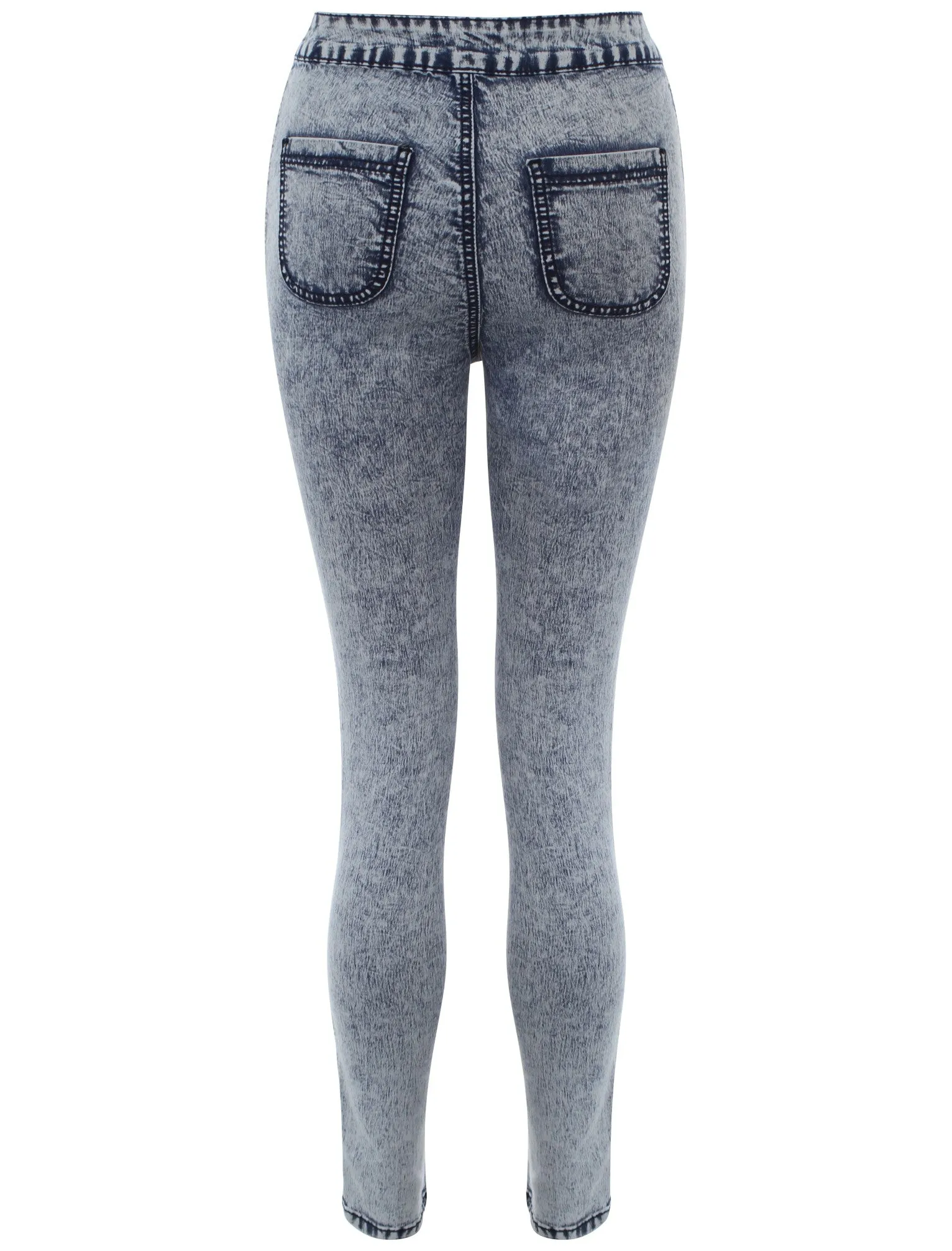 Marissa acid wash high waisted skinny jeans