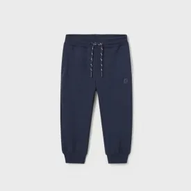 Mayoral Navy Cuffed Fleece Joggers