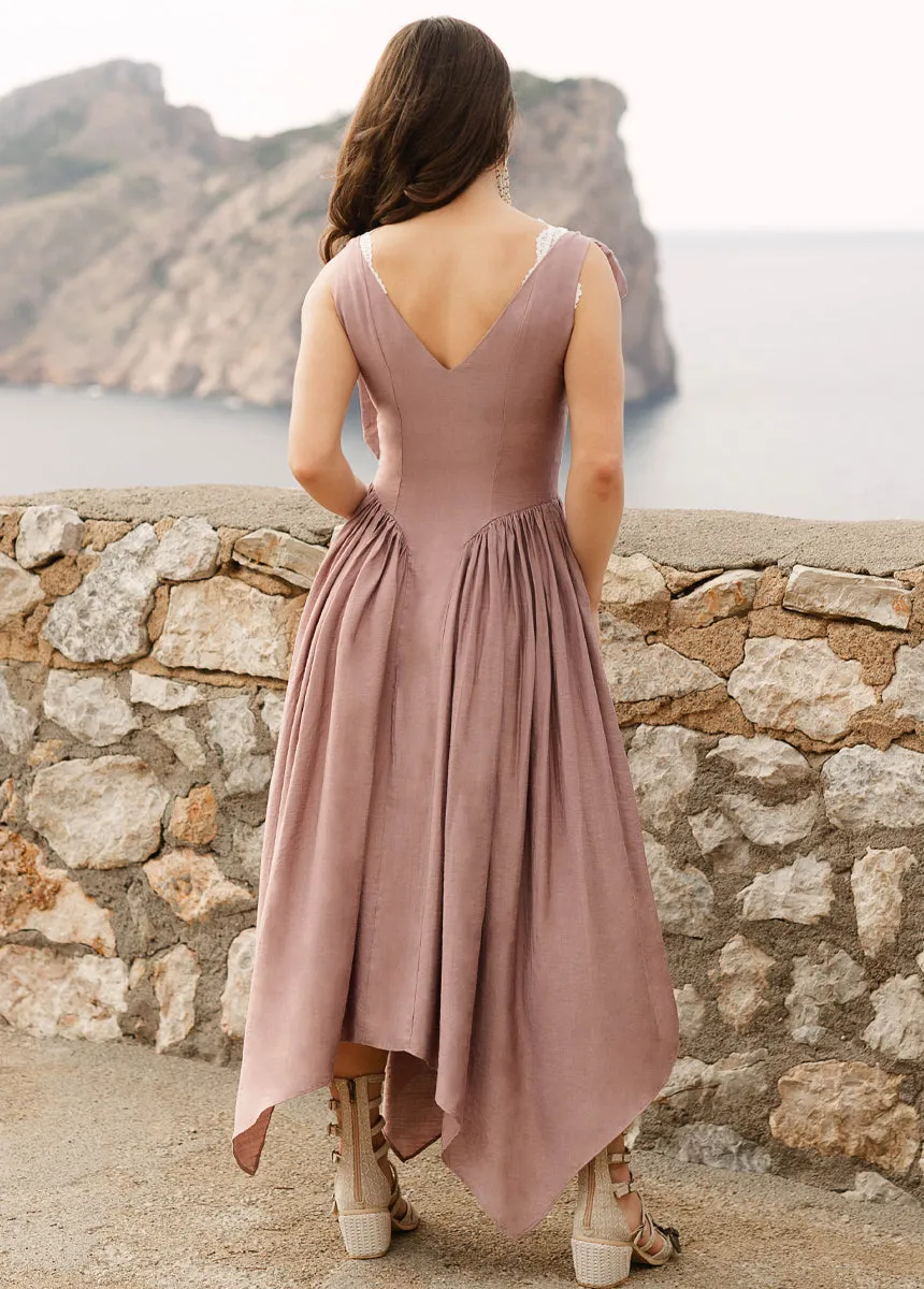 Mayreli Dress in Rosetan