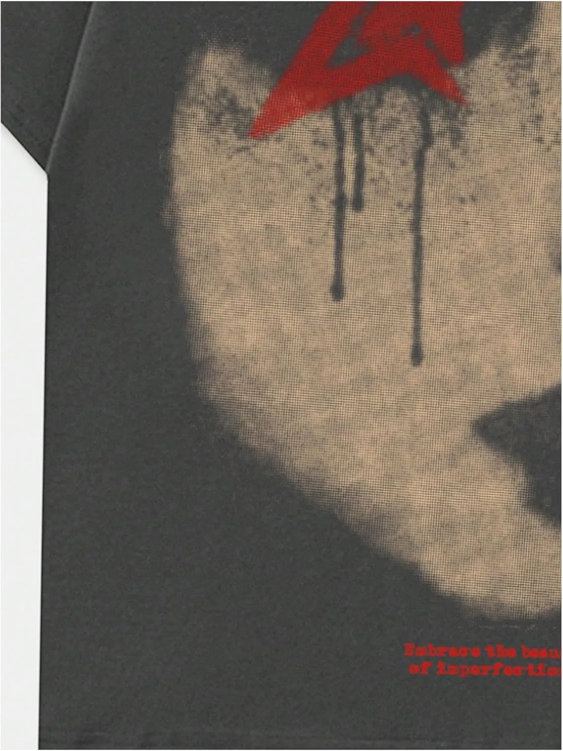 Men's Graphic Oversized Short Sleeve Tee Shirt Y2K Vintage Cool Acid Wash Streetwear T-Shirts