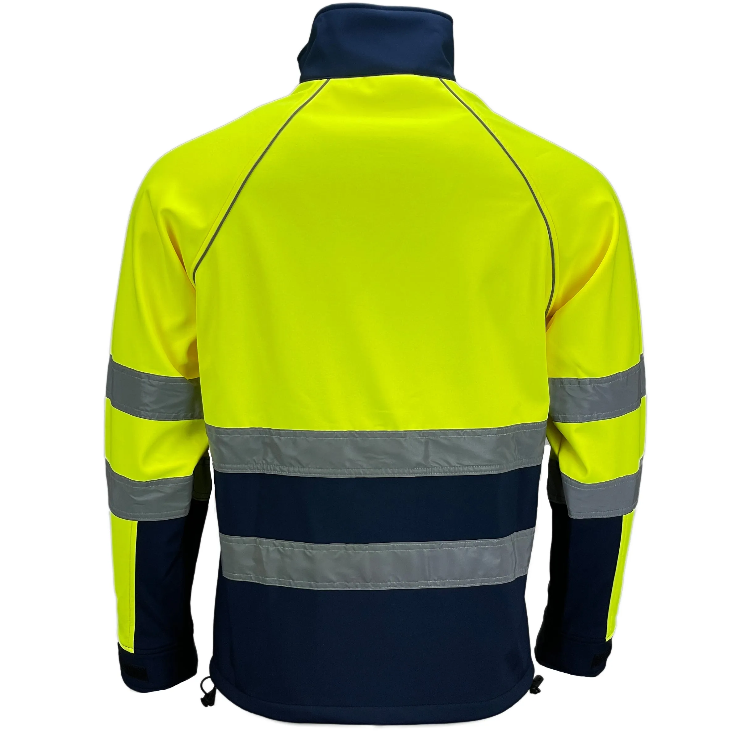 Mens Hi Vis Weatherproof SoftShell Jacket