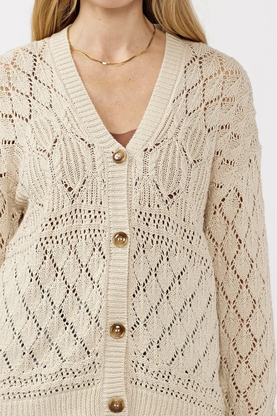 Out and About Pointelle Cardigan