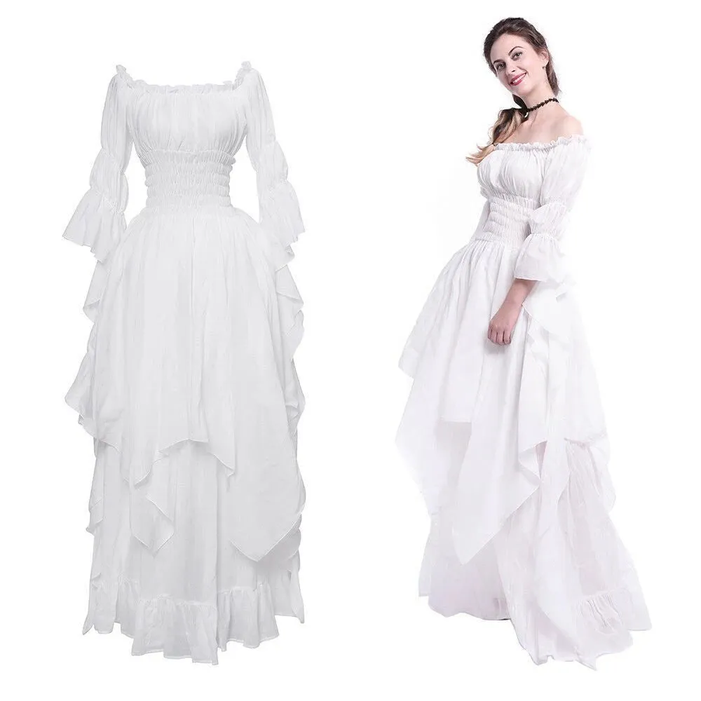 Pirate Corset Dress Medieval Renaissance Handkerchief Dresses