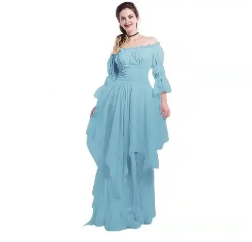 Pirate Corset Dress Medieval Renaissance Handkerchief Dresses