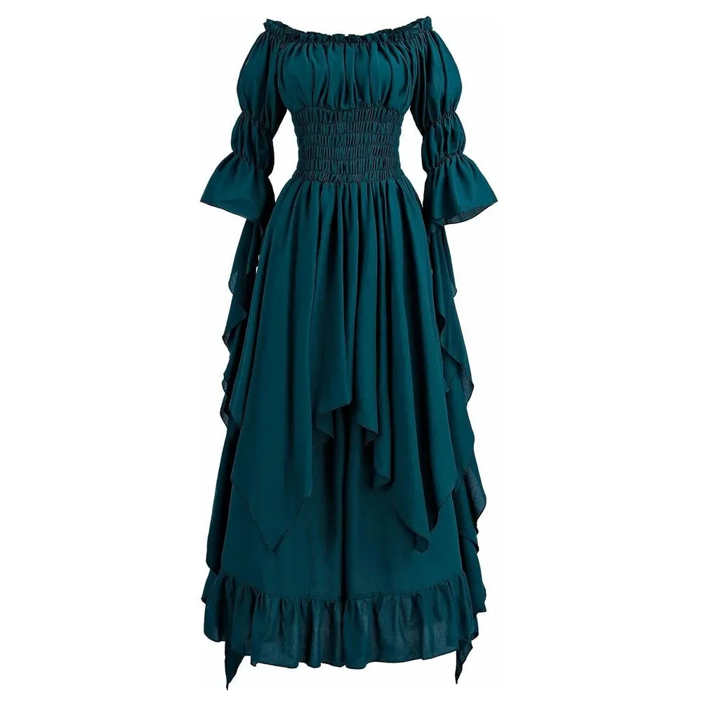 Pirate Corset Dress Medieval Renaissance Handkerchief Dresses