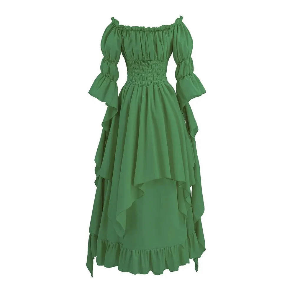 Pirate Corset Dress Medieval Renaissance Handkerchief Dresses