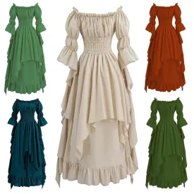 Pirate Corset Dress Medieval Renaissance Handkerchief Dresses