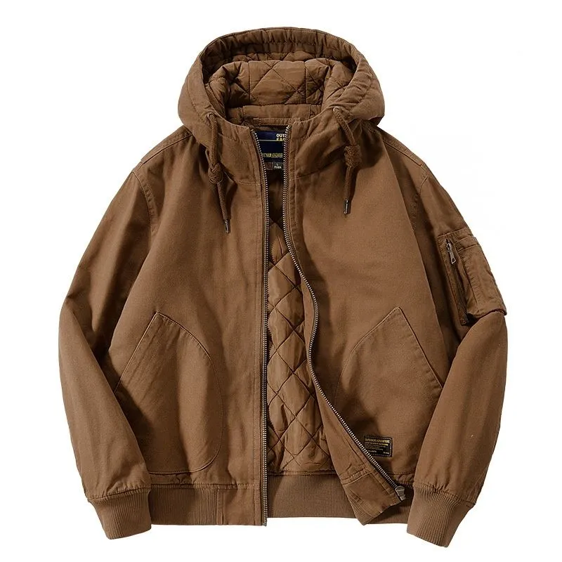 Sabre Quilted Aviator Jacket