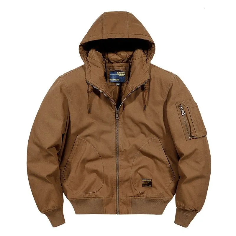 Sabre Quilted Aviator Jacket