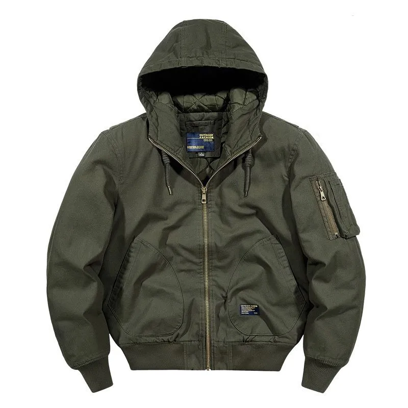 Sabre Quilted Aviator Jacket