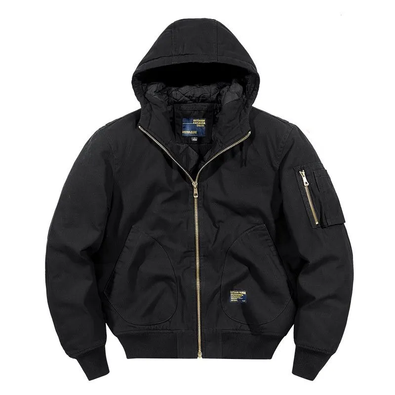 Sabre Quilted Aviator Jacket