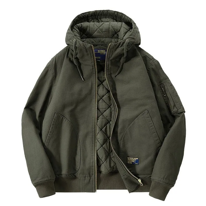 Sabre Quilted Aviator Jacket