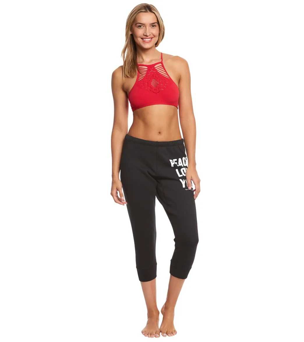 Spiritual Gangster Peace Love and Yoga Dharma Joggers