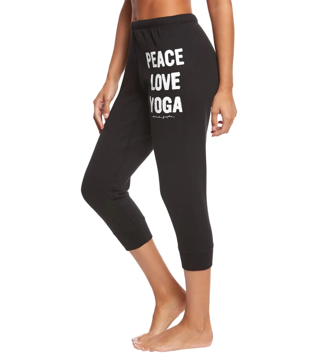 Spiritual Gangster Peace Love and Yoga Dharma Joggers