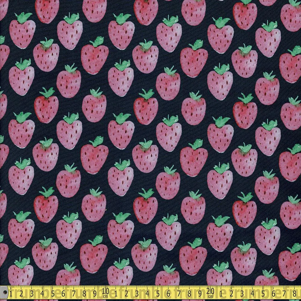 Strawberry Heaven - Softshell - Navy Blue