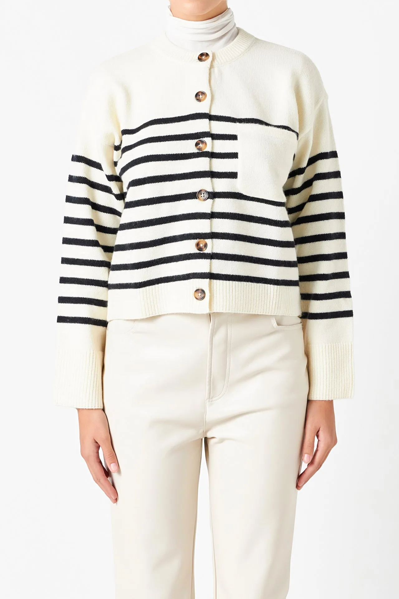 Striped Cardigan